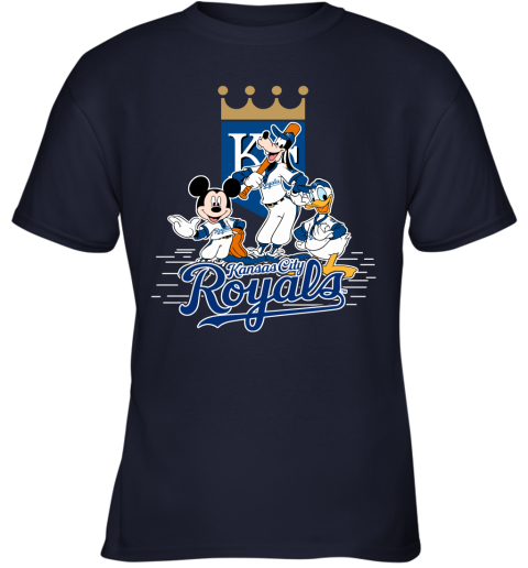 MLB Kansas City Royals Mickey Mouse Donald Duck Goofy Baseball T Shirt -  Rookbrand