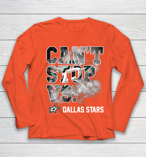 NHL Dallas Stars Hockey Can't Stop Vs Youth Long Sleeve 3