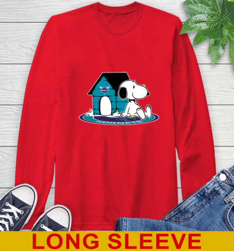 NBA Basketball Charlotte Hornets Snoopy The Peanuts Movie Shirt Long Sleeve T-Shirt 10