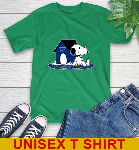 NHL Hockey St.Louis Blues Snoopy The Peanuts Movie Shirt T-Shirt 7