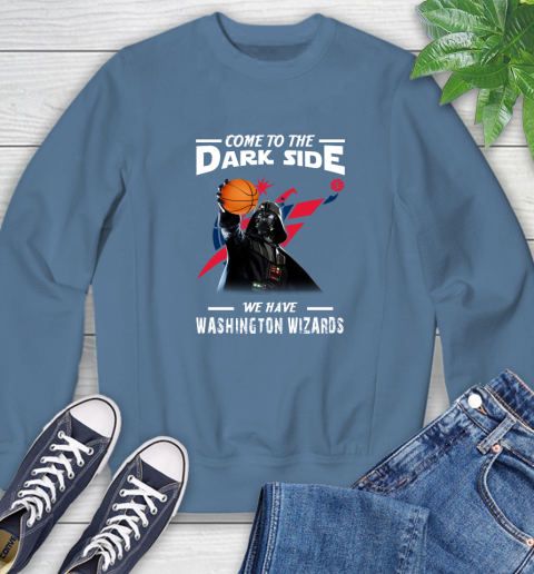 NBA Come To The Dark Side We Have Washington Wizards Star Wars Darth Vader Basketball Sweatshirt 8