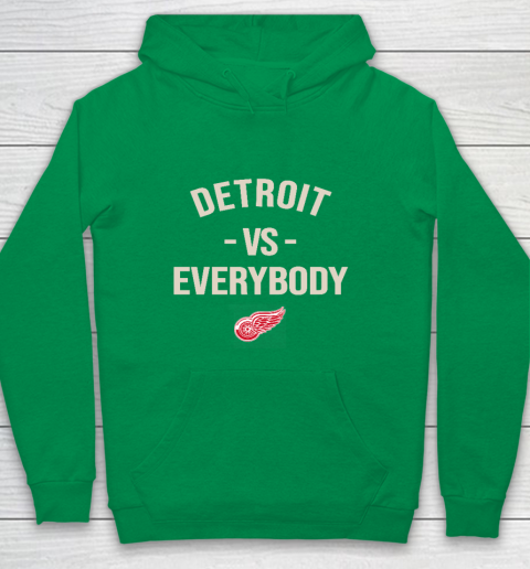 Detroit Red Wings Vs Everybody Youth Hoodie 4