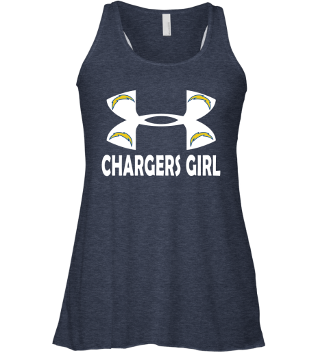 NFL Los Angeles Chargers Girl Under Armour Football Sports K8ELuCNyENq flowy tank 32 95 151514 front heather navy
