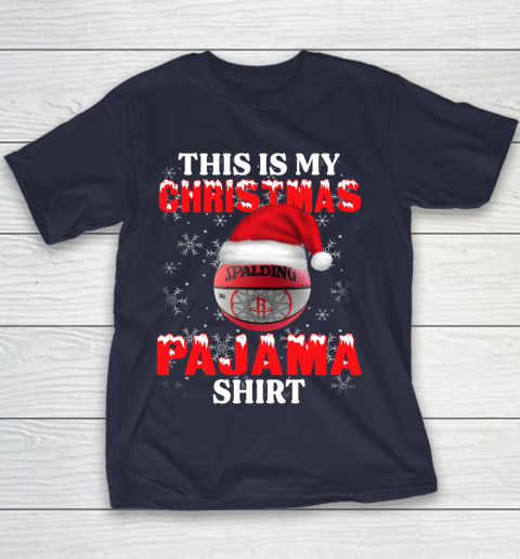Houston Rockets This Is My Christmas Pajama Shirt NBA Youth T-Shirt 2