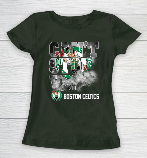 NBA Boston Celtics Basketball Can't Stop Vs Women's T-Shirt 4