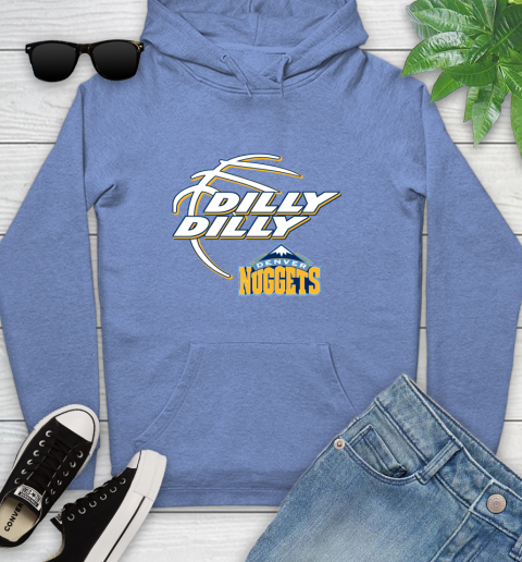 NBA Denver Nuggets Dilly Dilly Basketball Sports Youth Hoodie 12
