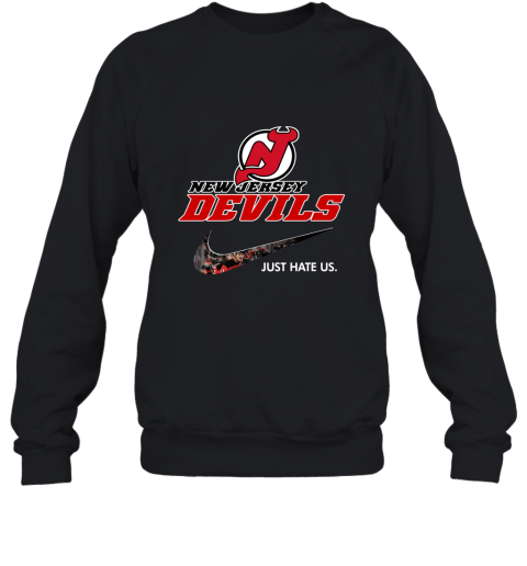 NHL Team New Jersey Devils x Nike Just Hate Us Hockey Sweatshirt