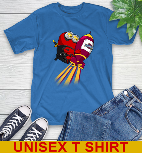 NBA Basketball Cleveland Cavaliers Deadpool Minion Marvel Shirt T-Shirt 11
