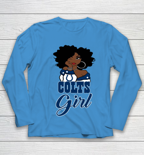 Indianapolis Colts Girl NFL Youth Long Sleeve 7