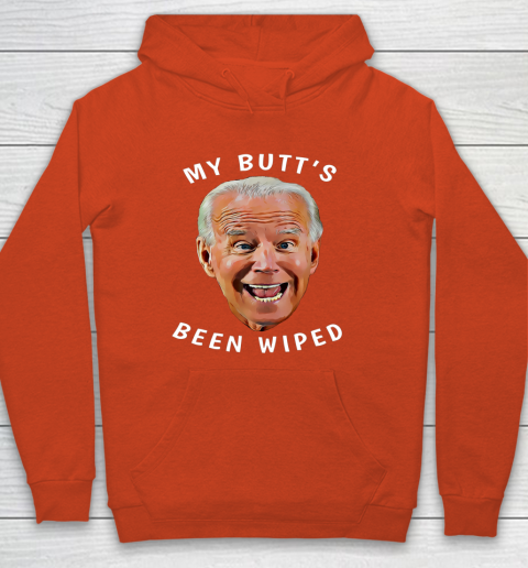 Funny Biden Gaffe From Our Leader My Butt s Been Wiped Youth Hoodie 3