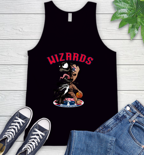 NBA Washington Wizards Basketball Venom Groot Guardians Of The Galaxy Tank Top 2