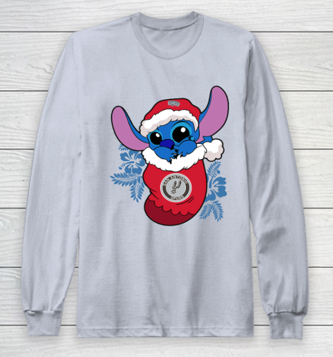 San Antonio Spurs Christmas Stitch In The Sock Funny Disney NBA Long Sleeve T-Shirt 6