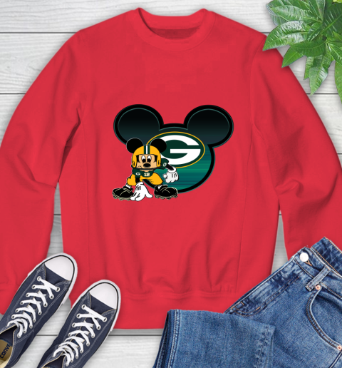 NFL Green Bay Packers Mickey Mouse Disney Football T Shirt Sweatshirt 10