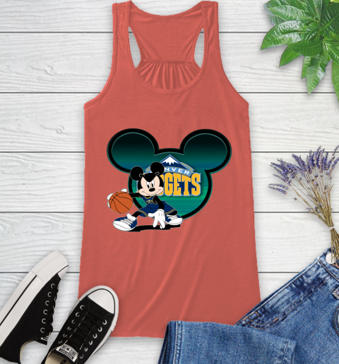 NBA Denver Nuggets Mickey Mouse Disney Basketball Racerback Tank 4