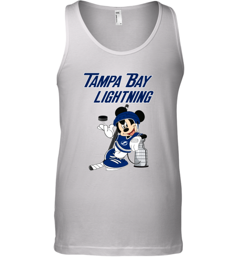 Mickey Tampa Bay Lightning With The Stanley Cup Hockey NHL Tank Top