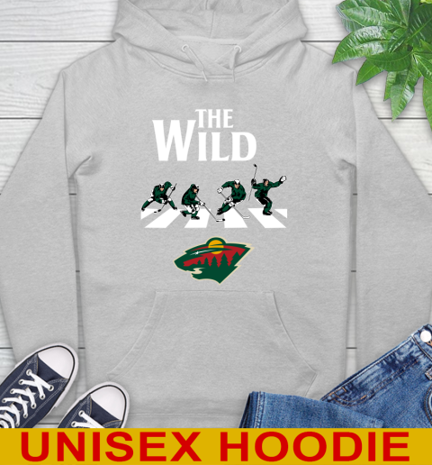 NHL Hockey Minnesota Wild The Beatles Rock Band Shirt Hoodie 6