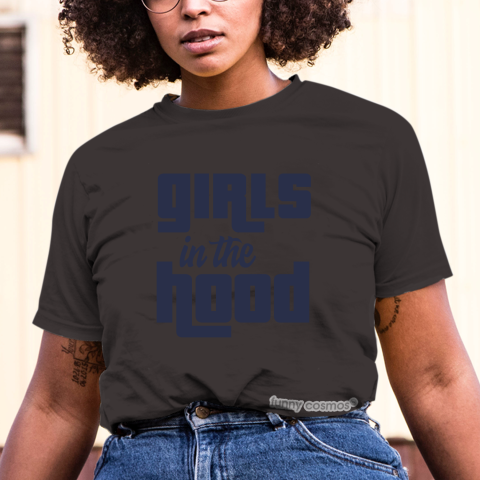Jordan 1 Midnight Navy Matching Sneaker Tshirt For Woman For Girl Girls in the Hood White Jordan Shirt