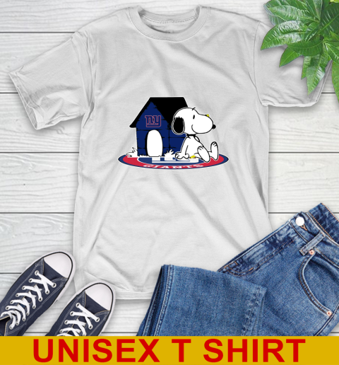 NFL Football New York Giants Snoopy The Peanuts Movie Shirt T-Shirt