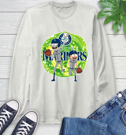 MLB Seattle Mariners Rick And Morty Baseball Sports Long Sleeve T-Shirt 12