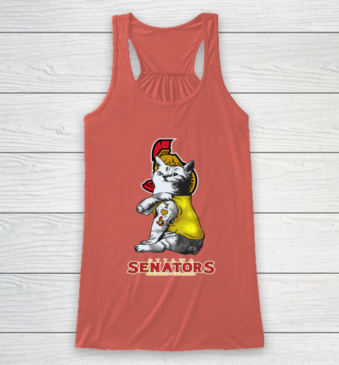 NHL My Cat Loves Ottawa Senators Hockey Racerback Tank 3