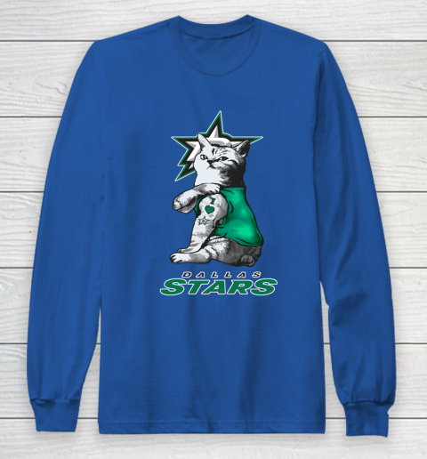 NHL My Cat Loves Dallas Stars Hockey Long Sleeve T-Shirt 6