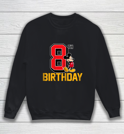 Disney Mickey 8th Birthday Sweatshirt