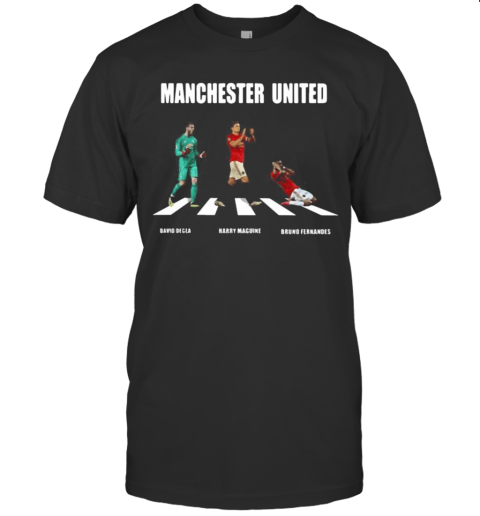Manchester United Players Crossing The Line T-Shirt