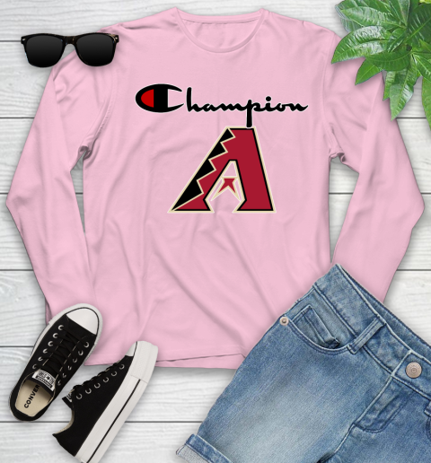 MLB Baseball Arizona Diamondbacks Champion Shirt Youth Long Sleeve 8