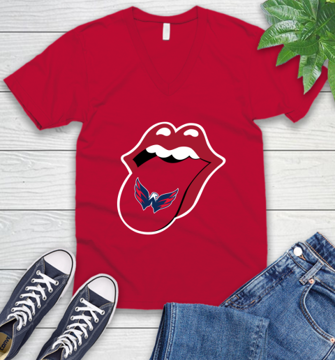 Washington Capitals NHL Hockey Lips I Root For My Team Adoring Fan 55