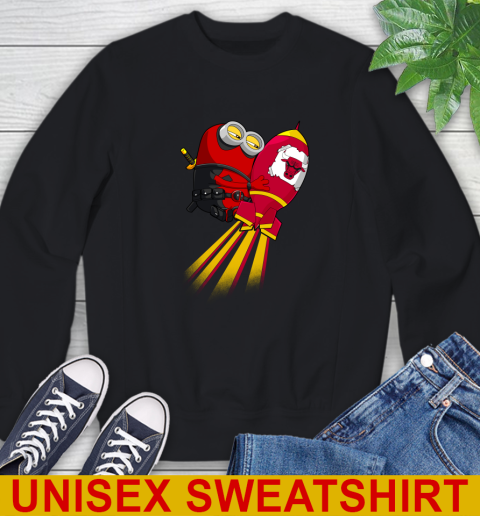NBA Basketball Chicago Bulls Deadpool Minion Marvel Shirt Sweatshirt