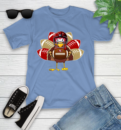 San Francisco 49ers Turkey Thanksgiving Day Youth T-Shirt 11