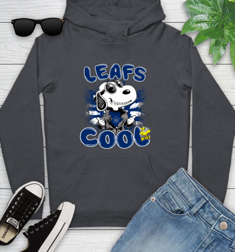 NHL Hockey Toronto Maple Leafs Cool Snoopy Shirt Youth Hoodie 8