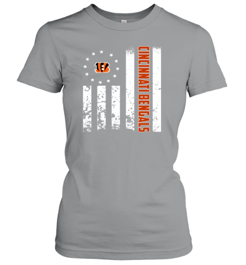 NFL Cincinnati Bengals American Flag Long Sleeve T-Shirt - Rookbrand