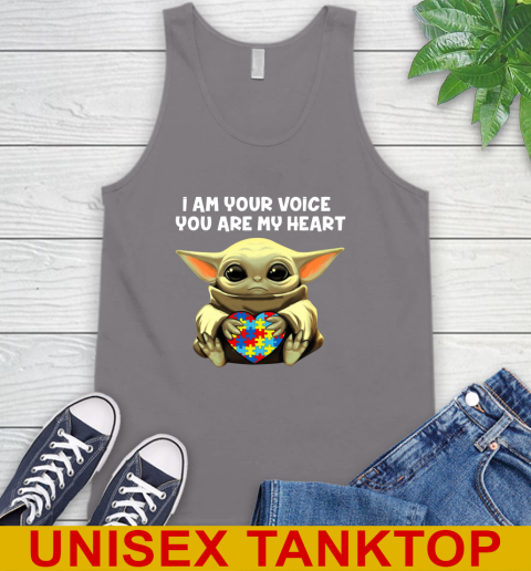 I Am Your Voice You Are My Heart Baby Yoda Autism Awareness Shirt 72