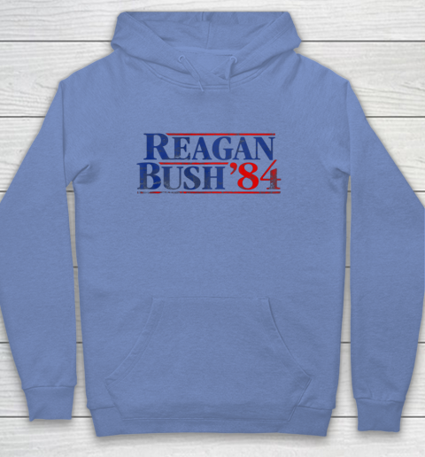 Reagan Bush 84 Vintage Style Conservative Republican Youth Hoodie 7