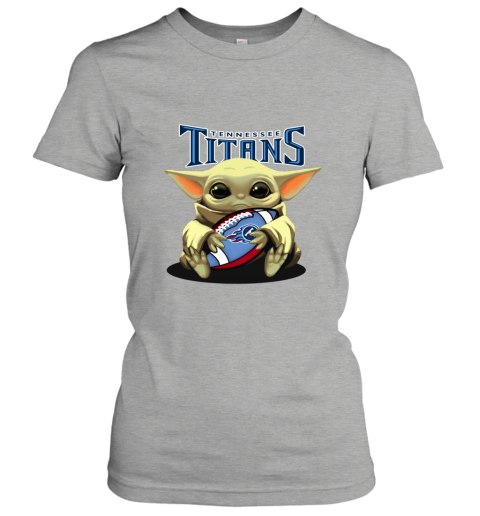 Baby Yoda Loves The Tennessee Titans mutp baby yoda loves the tennessee titans ladies t shirt 20 front ash