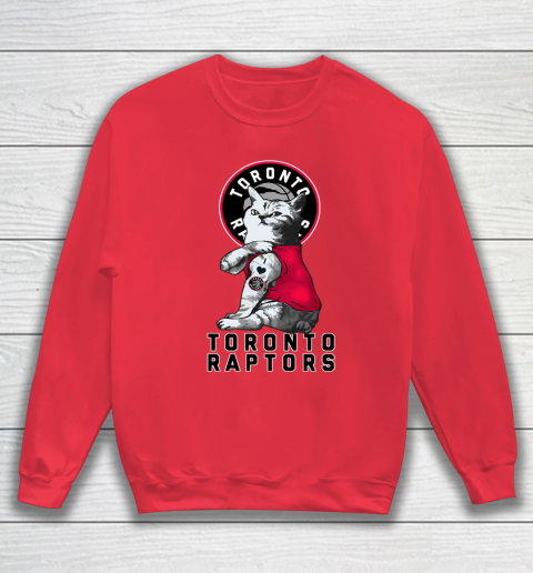 NBA Basketball My Cat Loves Toronto Raptors Sweatshirt 7