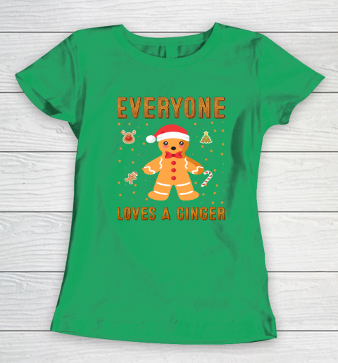Everyone Loves A Ginger Funny Christmas Women's T-Shirt 5