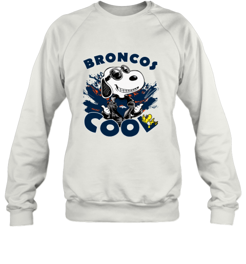 Denver Broncos Snoopy Joe Cool We're Awesome Long Sleeve T-Shirt 