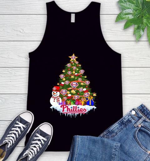 Philadelphia Phillies Merry Christmas MLB Baseball Sports Tank Top 2