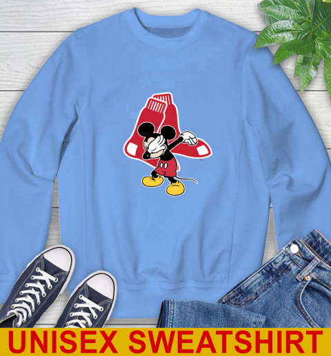 Boston Red Sox MLB Baseball Dabbing Mickey Disney Sports Sweatshirt 12 Boston Red Sox MLB Baseball Dabbing Mickey Disney Sports Sweatshirt - Image 12