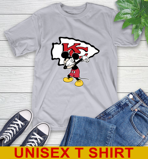 Kansas City Chiefs NFL Football Dabbing Mickey Disney Sports T-Shirt 6