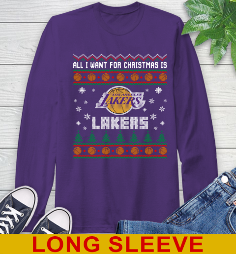 NBA Basketball All I Want For Christmas Is Los Angeles Lakers 59