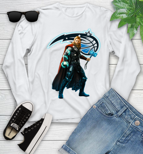 NBA Thor Avengers Endgame Basketball Orlando Magic Youth Long Sleeve