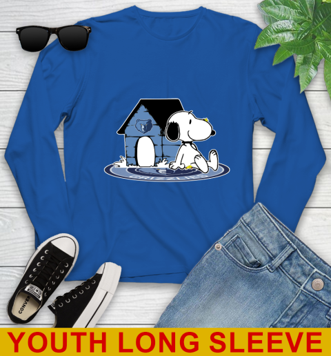 NBA Basketball Memphis Grizzlies Snoopy The Peanuts Movie Shirt Youth Long Sleeve 10