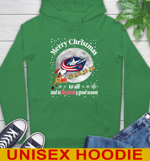 Columbus Blue Jackets Merry Christmas To All And To Blue Jackets A Good Season NHL Hockey Sports Hoodie 8
