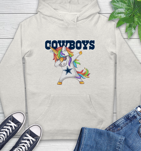 Dallas Cowboys NFL Football Funny Unicorn Dabbing Sports Hoodie 12