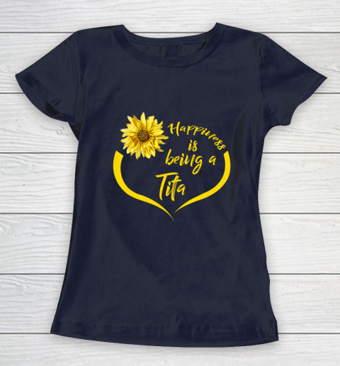Womens Tita Gift Happiness Is Being A Tita Women's T-Shirt 2