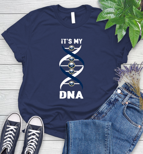 Buffalo Sabres NHL Hockey It's My DNA Sports Women's T-Shirt 14
