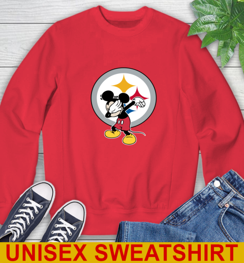 Pittsburgh Steelers NFL Football Dabbing Mickey Disney Sports Sweatshirt 10